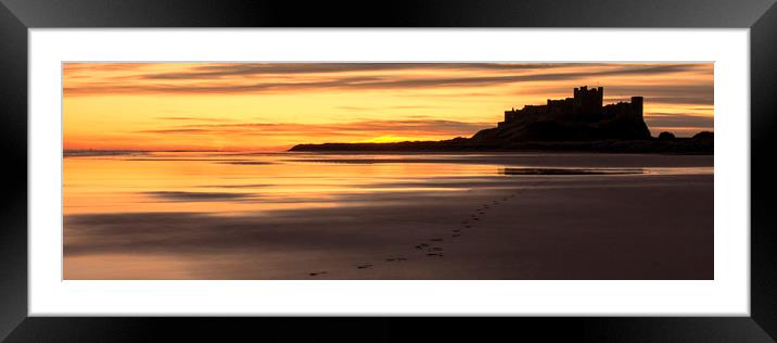 Bamburgh Castle Framed Mounted Print by Northeast Images