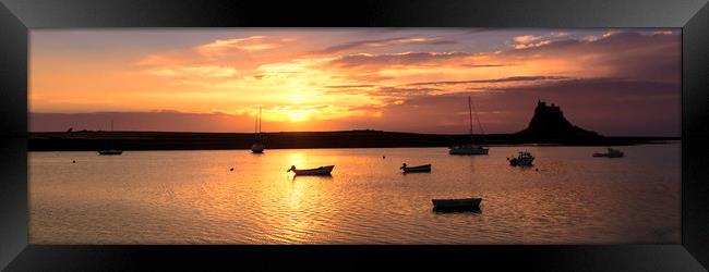 Lindisfarne Sunrise Framed Print by Northeast Images