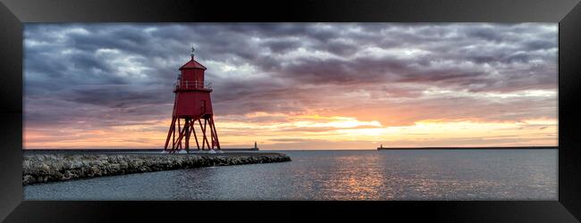 Sunrise at South Shields Framed Print by Northeast Images
