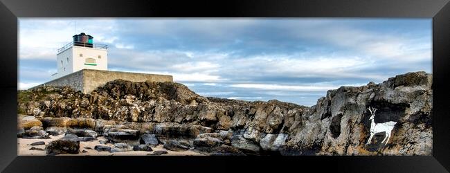 Stagg Rock Framed Print by Northeast Images