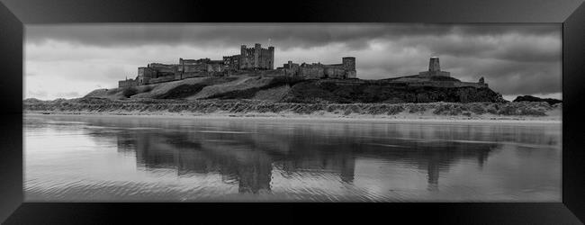 Bamburgh Panoramic Framed Print by Northeast Images