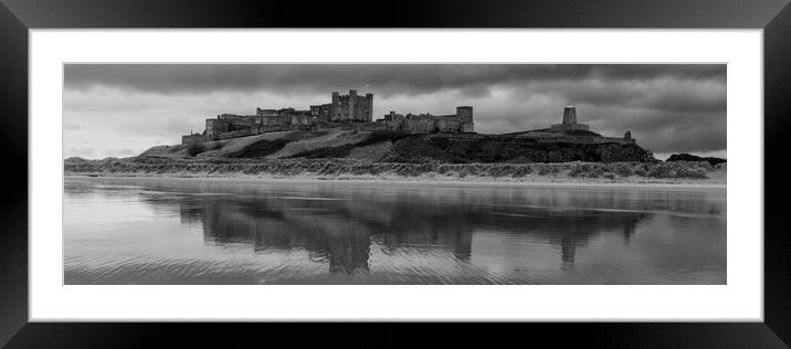 Bamburgh Castle Framed Mounted Print by Northeast Images