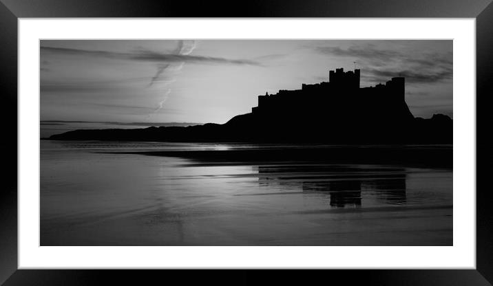 Bamburgh Framed Mounted Print by Northeast Images