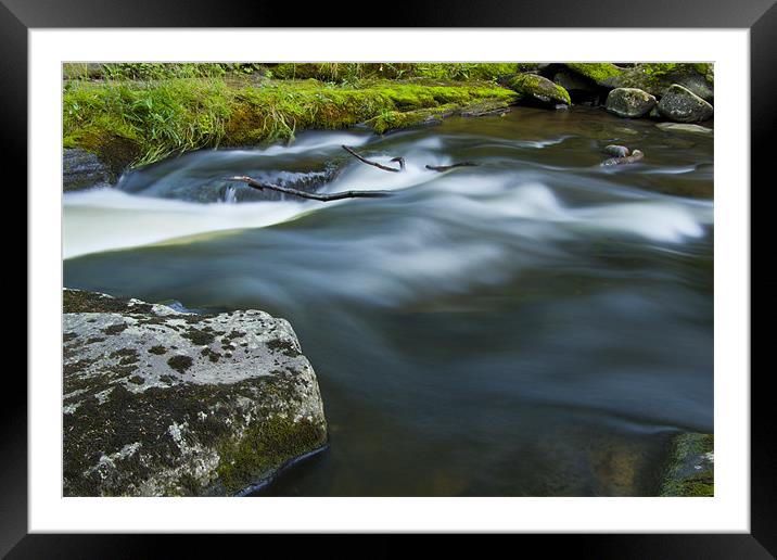 misty river Framed Mounted Print by Northeast Images