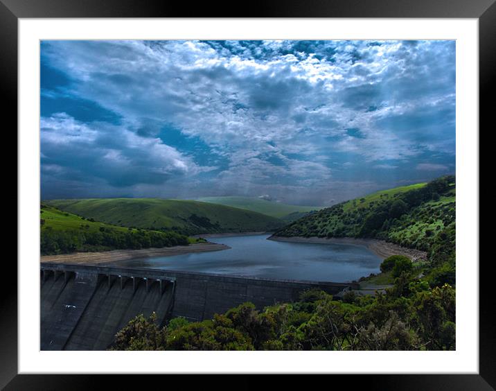 Meldon by Midday and Midnight Framed Mounted Print by Luke Woods