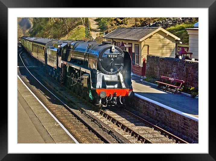 Goathland Station. Framed Mounted Print by Trevor Kersley RIP