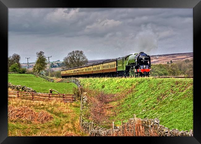 Steam on the North Yorks Moors Railway Framed Print by Trevor Kersley RIP