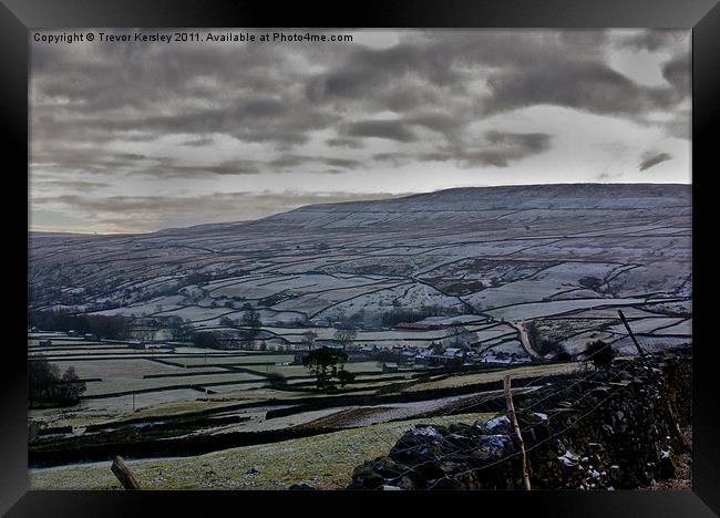 Gunnerside - Yorkshire Dales Framed Print by Trevor Kersley RIP