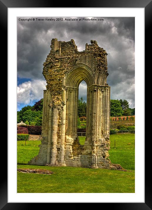 Kirkham Priory Ruins #4 Framed Mounted Print by Trevor Kersley RIP