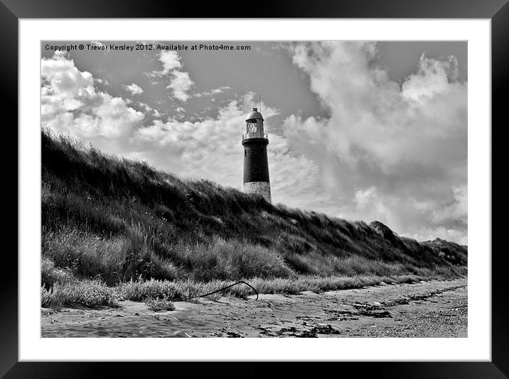 Old Lighthouse - Spurn Point Framed Mounted Print by Trevor Kersley RIP