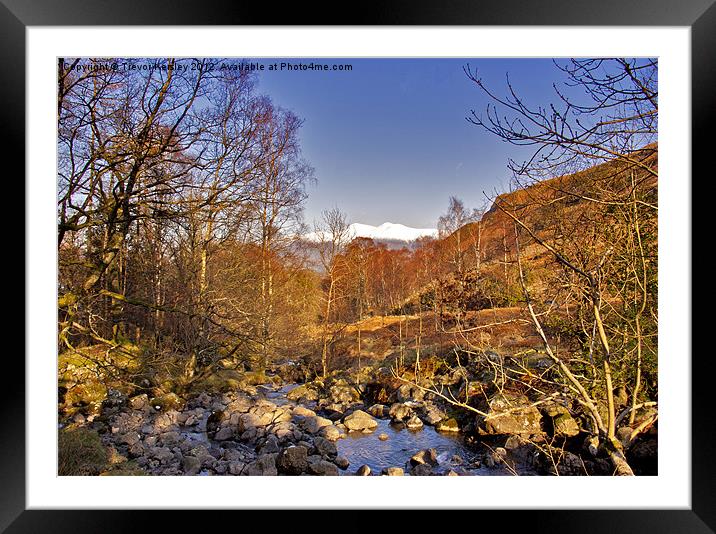View from Barrow Beck Framed Mounted Print by Trevor Kersley RIP