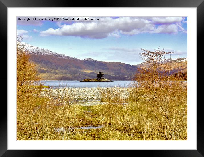 Ullswater Views- Lake District Cumbria Framed Mounted Print by Trevor Kersley RIP