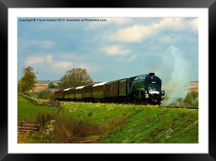Approaching Goathland North Yorkshire Framed Mounted Print by Trevor Kersley RIP