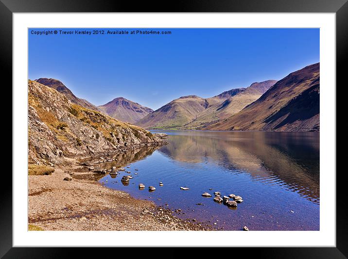 Wastwater ~ Lake District Framed Mounted Print by Trevor Kersley RIP