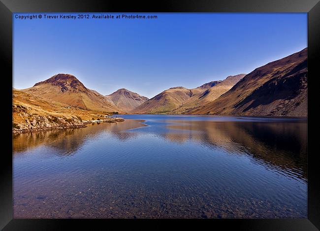 Wastwater ~ Lake District Framed Print by Trevor Kersley RIP