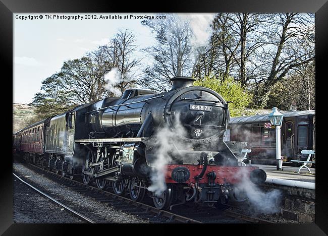 Steam Train at Grosmont Framed Print by Trevor Kersley RIP
