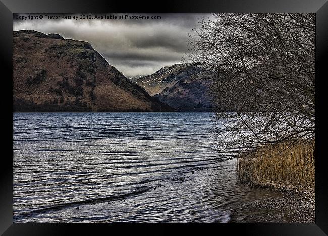 Winter in the Lakes Framed Print by Trevor Kersley RIP