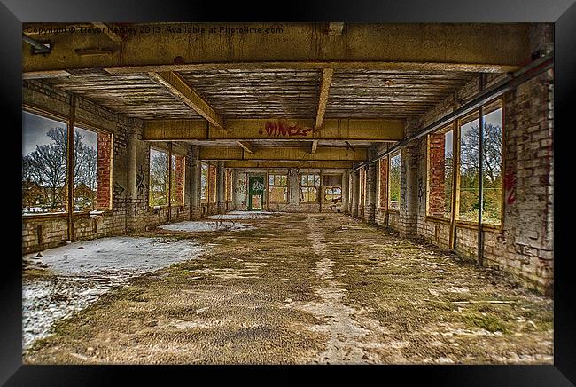 Abandonded and Empty Framed Print by Trevor Kersley RIP