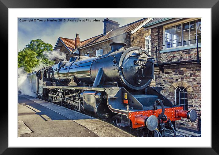 The Lancashire Fusillier Framed Mounted Print by Trevor Kersley RIP