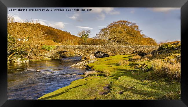 River Duddon Lake District Framed Print by Trevor Kersley RIP