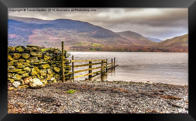 Buttermere Lake District Framed Print by Trevor Kersley RIP