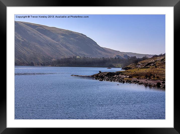 Wastwater Lake District Framed Mounted Print by Trevor Kersley RIP