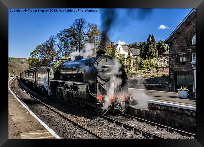 Southern 825 at Grosmont Framed Print by Trevor Kersley RIP