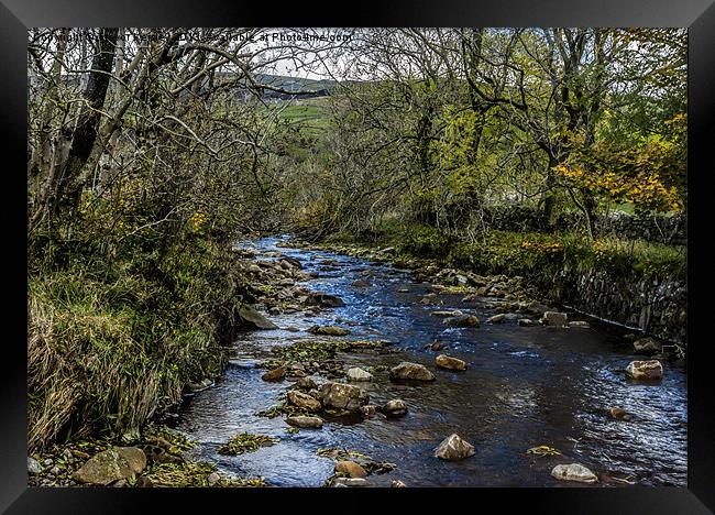 River Swale Yorkshire Dales Framed Print by Trevor Kersley RIP