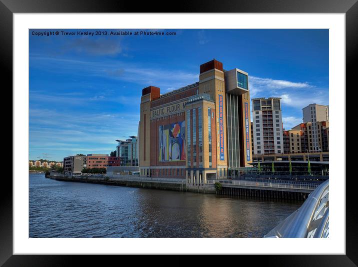 The Baltic Centre Framed Mounted Print by Trevor Kersley RIP
