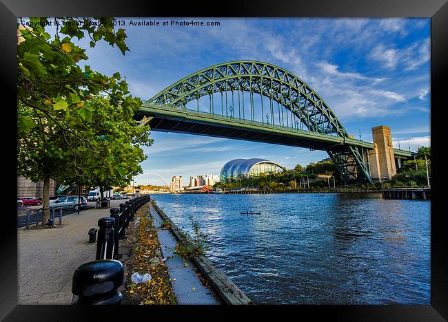 The Tyne Bridge Framed Print by Trevor Kersley RIP