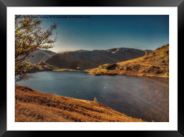Autumn at Haweswater Framed Mounted Print by Trevor Kersley RIP