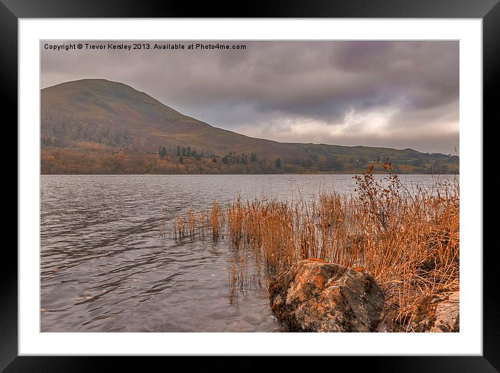 Buttermere Lake District Framed Mounted Print by Trevor Kersley RIP