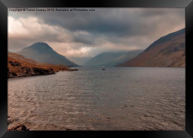 Morning at Wastwater Framed Print by Trevor Kersley RIP