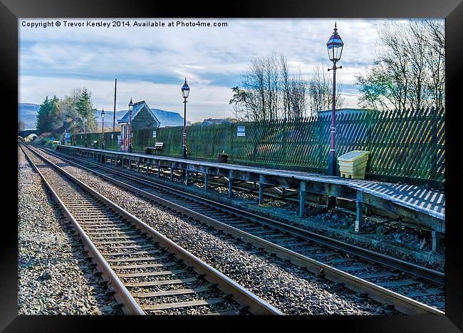 Ribblehead Station Framed Print by Trevor Kersley RIP