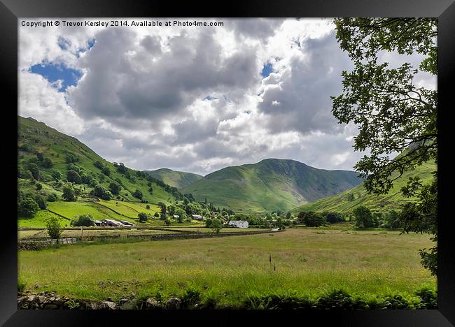 Hartsop Valley Lake District Framed Print by Trevor Kersley RIP