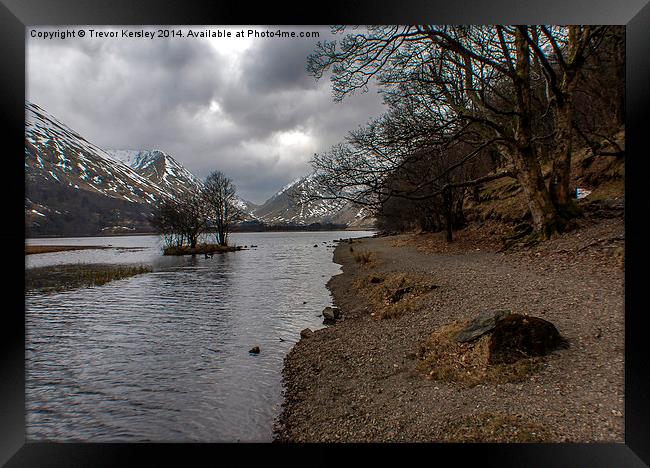 Brothers Water Shoreline Framed Print by Trevor Kersley RIP