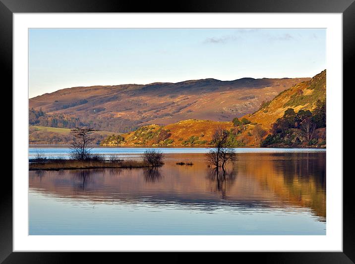 Calm Day on Ullswater Framed Mounted Print by Trevor Kersley RIP