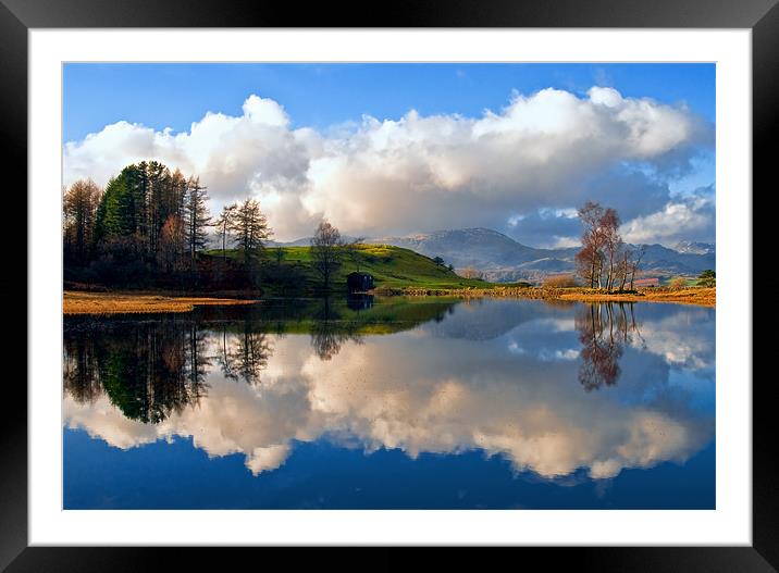Wise Een Tarn, Cumbria Framed Mounted Print by Jason Connolly