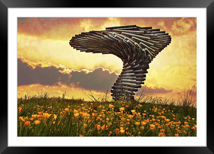 The Singing Ringing Tree Framed Mounted Print by Jason Connolly