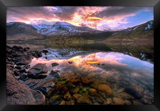 Wastwater Reflections Framed Print by Jason Connolly