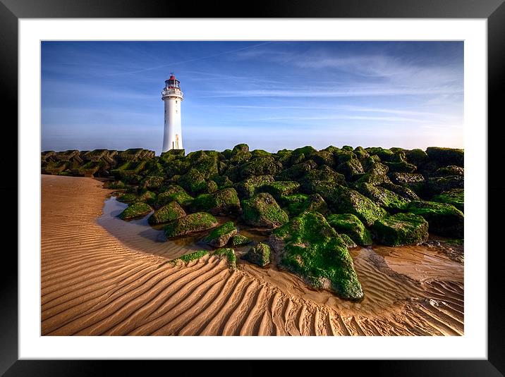 New Brighton Lighthouse Framed Mounted Print by Jason Connolly