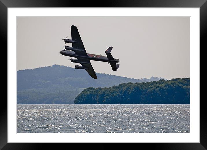 Lancaster Over Windermere Framed Mounted Print by Jason Connolly