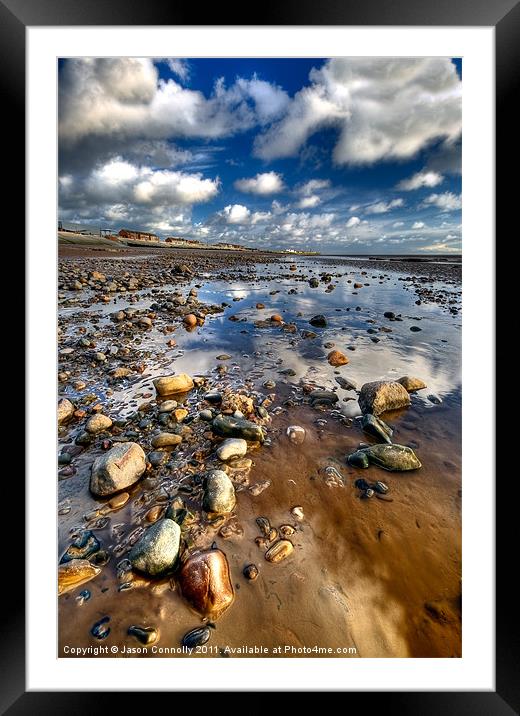 Seaside Reflections Framed Mounted Print by Jason Connolly
