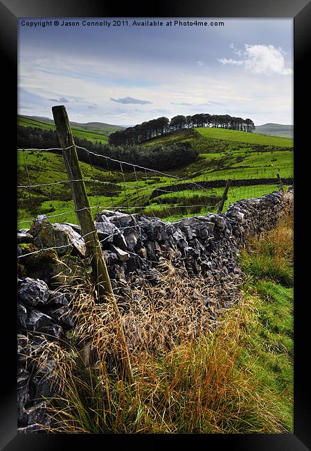 Along The Road to Pen-Y-Ghent Framed Print by Jason Connolly