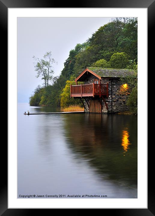 Duke Of Portland Boathouse Framed Mounted Print by Jason Connolly