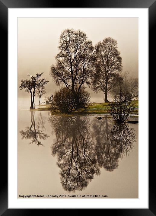 Reflections At Ullswater Framed Mounted Print by Jason Connolly