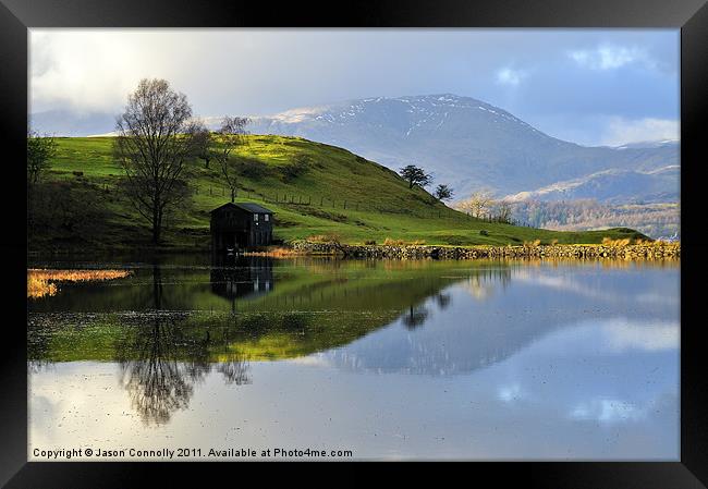 Wise Een Tarn Framed Print by Jason Connolly