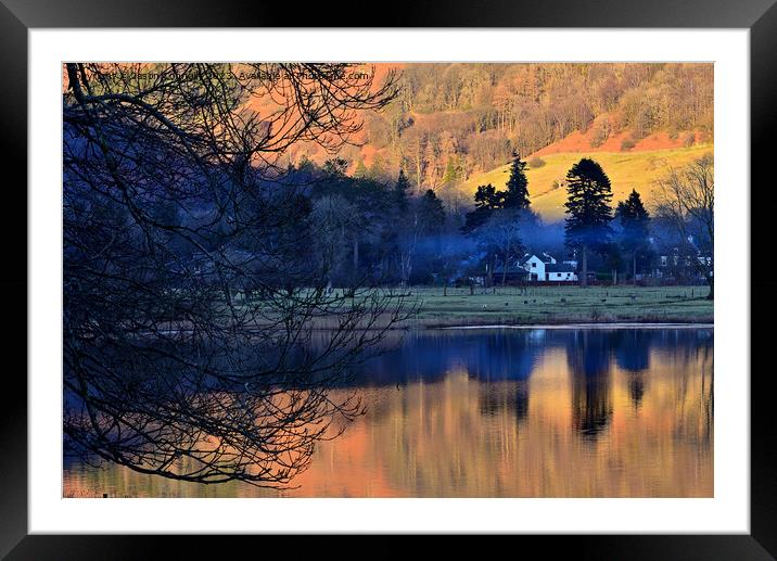 Grasmere Light And Shadows. Framed Mounted Print by Jason Connolly
