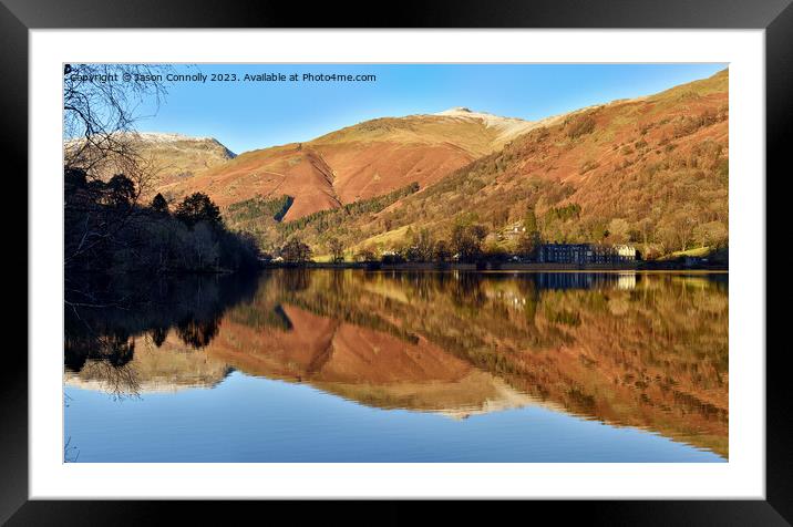 Grasmere Reflections Framed Mounted Print by Jason Connolly