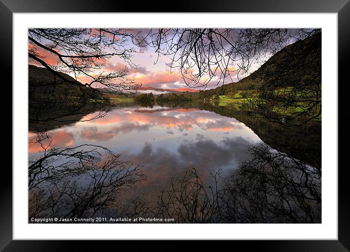 Rydalwater Reflections Framed Mounted Print by Jason Connolly